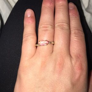 Kendra Scott Pink opal ring size 7